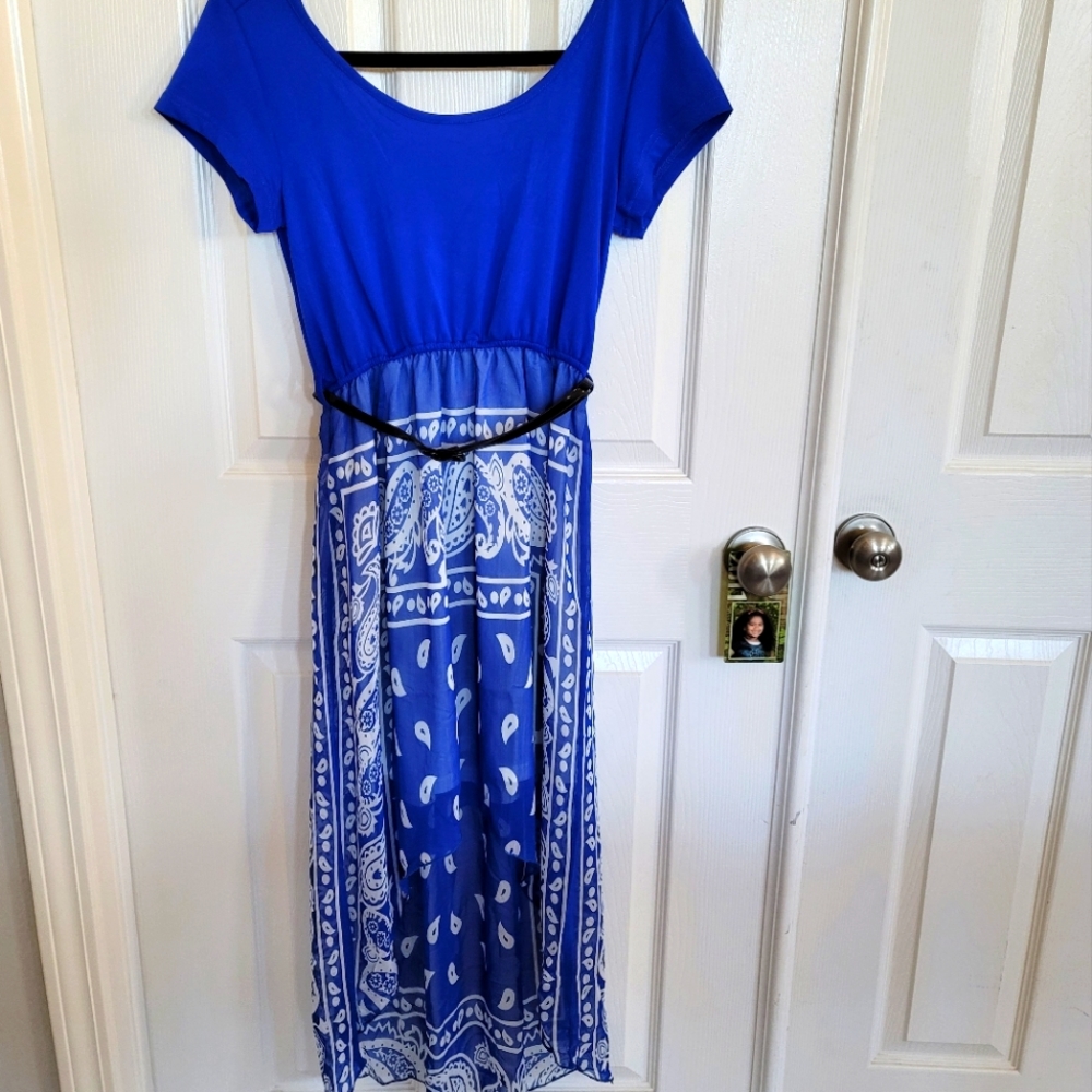 SHE'S COOL High Low Maxi Dress